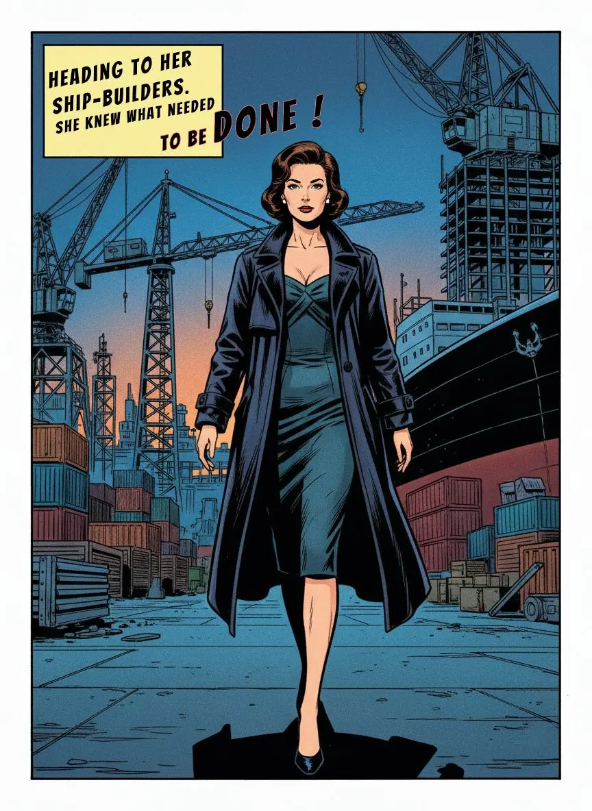 Heading to the shipyard