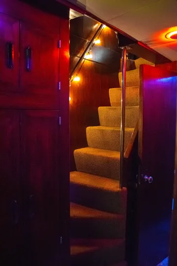 Stairs to Captain's Area